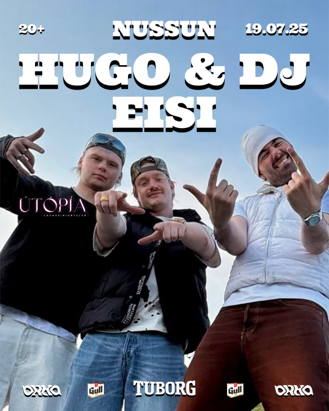 NUSSUN, HÚGÓ & DJ EISI | 14. Júní